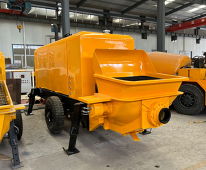 مضخة خرسانة متنقلة وثابتة بسعات مختلفة للبناء، مزودة بمحرك ديزل، بسعر تنافسي من المصنع - Product Image 4