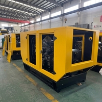 Groupe électrogène industriel triphasé refroidi par eau 54 kW 68 kVA, dynamo électrique, directement de l'usine