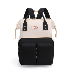 Mochila para pañales de bebé mamá/bolso ligero barato al por mayor de fábrica/mochila de viaje pequeña fresca para <span class=keywords><strong>madre</strong></span> <span class=keywords><strong>e</strong></span> hijo - Product Image 5