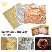 Produit de vente chaude Livraison rapide 14/16Cm Imitation feuille d'or feuilles feuille d'utilisation pour Art Craft Deco