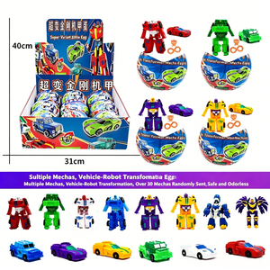 Caja Sorpresa de Huevo de Robot Coche Super Mutante Transformer Mecha, Juguete Coleccionable para Niños, Regalo de Cumpleaños, Venta al por Mayor, Recuerdo de Fiesta - Product Image 6