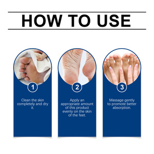 Crème de soin des pieds Anti Crack Peeling Élimination des peaux mortes Réparation des pieds Crème blanchissante à l'urée pour les pieds - Product Image 5