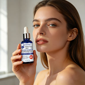 Best Selling Anti Wrinkle <b>Face</b> Hair Scalp Moisturizing Restore Skin Elasticity Hydrating Brighte GHK-CU Copper Firming Serum - Product Image 1