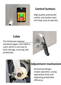 Machine à découper les légumes et les fruits avec moteur de 1,5 kW pour usage en restaurant (220V/380V/110V) - Product Image 3