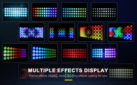 Projecteur mural architectural SHEHDS RGBW 4 en 1 IP65, 44*10W LED, lumière stroboscopique extérieure pour ville, tête mobile pour bâtiment