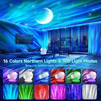 Projecteur d'étoiles galactiques nordiques moderne, veilleuse aurore, 16 couleurs, 30 sons, télécommande, minuterie, lumière d'ambiance LED, cadeau pour adolescents