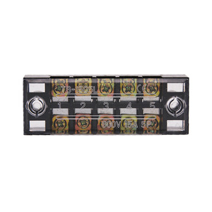 Terminal fijo de 5 polos, bloque de terminales de alta corriente, material de hierro - Product Image 5