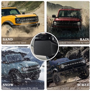 Plug As Roda Depan untuk Ford Bronco Accessories 2021 2022 2/4-Door Hitam Karet Stopper Cover Protection 4 Buah - Product Image 6