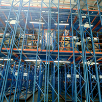 Plateforme de mezzanine de stockage modulaire avec intégration de rayonnage à palettes Système de rayonnage de mezzanine