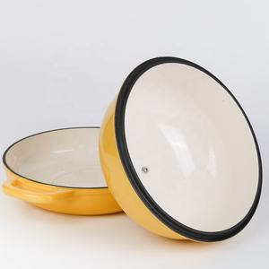 Molde <span class=keywords><strong>para</strong></span> Pan de Hierro Fundido Esmaltado con Tapa de 26 cm, Horno <span class=keywords><strong>para</strong></span> Pan, Molde <span class=keywords><strong>para</strong></span> <span class=keywords><strong>Hornear</strong></span> Pan de Masa Madre, Horno Holandés <span class=keywords><strong>para</strong></span> Pan, No Requiere Sazonamiento - Product Image 4