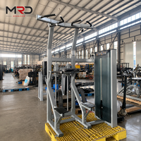 Máquina Comercial Ajustable de Acero para Dominadas y Press de Fondo con Selector, Entrenador de Fuerza para la Parte Superior del Cuerpo para Gimnasios y Clubes de Fitness