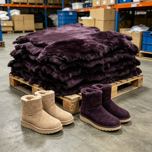 Piel de Oveja Australiana de Lana Densa Genuina de Lujo, Piel de Nutria Curtida Ecológica para Prendas y Muebles de Lujo - Product Image 1