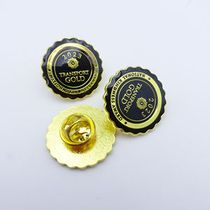 Custom Hoge Kwaliteit Vergulde Jas Pak Mannen Kleding Knoop Broche Reversspeld Hard Email Pin Custom Metalen Tie Pinnen Voor Mannen - Product Image 1