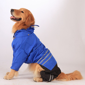 Manteau imperméable pour chien de taille moyenne et grande, pour l'extérieur, pour Golden Retriever Samoyed, couleur unie, design mignon - Product Image 1