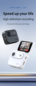 Cámara de Acción Compacta 4K Ultra HD, Resistente al Agua, para Grabación de Video en Vivo, Cámara Deportiva Y360 - Product Image 2