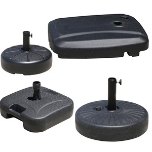 Outdoor Patio Umbrella Base Weighted Resin Stand For Courtyard Villa Cafe Use - Product Image 1