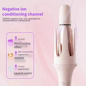 <span class=keywords><strong>Fer</strong></span> à <span class=keywords><strong>boucler</strong></span> automatique rotatif professionnel de haute qualité 2026, 4-en-1 <span class=keywords><strong>interchangeable</strong></span>, idéal pour les voyages et les salons - Product Image 2