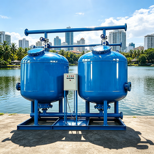 อุปกรณ์กรองน้ำสำหรับสวนสาธารณะและทะเลสาบ ขนาด 50 ลูกบาศก์เมตรต่อชั่วโมง, เครื่องกรองน้ำประสิทธิภาพสูงสำหรับพื้นที่ชมวิวและรีสอร์ท - Product Image 1