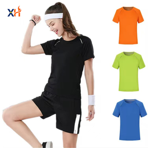 เสื้อยืดคอกว้างผู้ชายสำหรับฤดูร้อน แบบ OEM สั่งทำได้ แห้งเร็ว แขนสั้น ดีไซน์ผ้าไหมน้ำแข็ง ไซส์ใหญ่ ผ้าเจอร์ซีย์ - Product Image 1