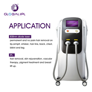 Equipo de belleza láser multifunción de dos mangos, depilación láser de diodo permanente e indolora, 808 - Product Image 2