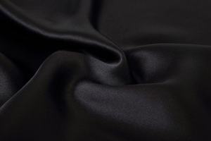 Jupe Crayon 100% Soie pour Femme, Satin de Soie Noir, Taille Élastique, Jupe Longue, Fabrication Boutique - Product Image 4