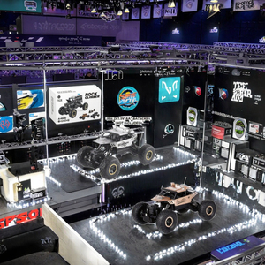 מכונית RC 4X4 מסגסוגת עם תאורת לד, שלט רחוק 2.4G, רכב שטח, משאיות שליטה, צעצועים לילדים - Product Image 3