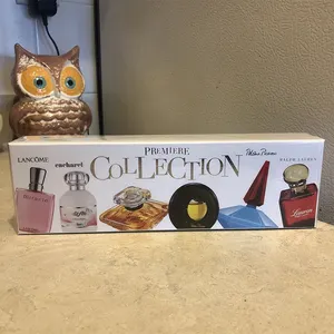 La prima collezione di fragranze scatola di imballaggio per le donne 6 pezzi di profumo Sampler Kit di profumi preferiti Set scatola di carta vuota