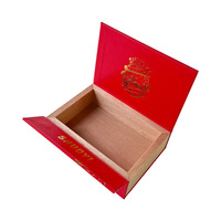Humidor de Viaje de Madera de Cedro de Diseño Moderno Marca SHUOYI al por Mayor, Estuche Personalizado para Cigarros con Técnica de Lacado, ISO9001/BSCI