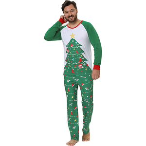 <span class=keywords><strong>Natale</strong></span> pigiama <span class=keywords><strong>buon</strong></span> <span class=keywords><strong>natale</strong></span> vestiti di capodanno mamma figlia papà figlio vestito bambino cotone Homewear - Product Image 2