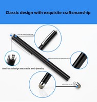 WK WK118 Stylus Sudut Lebar Responsif untuk Tablet Kindle E-Reader Ujung Kain Konduktif Bodi Logam Aluminium Catatan Digital Mobile