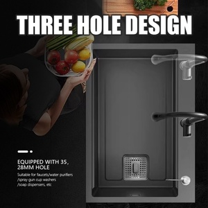 Modern Luxury Single Bowl <b>Kitchen</b> <b>Sink</b> Stainless Steel Thickened Steel Plate Multifunctional - Product Image 5