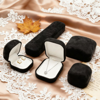 Boîte de rangement ronde en velours FANDIJI pour bijoux, petite boîte de présentation pour bijoux, vente en gros, emballage personnalisé pour bijoux