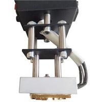 Machine d'estampage à chaud en feuille de logo personnalisé en cuir en bois pour chaussures et vêtements
