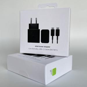 ที่ชาร์จ USB Type-C 45W PD สายชาร์จเร็ว9V/5A ปลั๊กอะแดปเตอร์ชาร์จเร็วสำหรับ Samsung S25ULTRA S24 - Product Image 1
