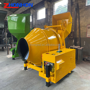 Bétonnière mobile entièrement automatique, économique, 20 m³/heure, petite, portable, haute efficacité, moteur 500L - Product Image 3