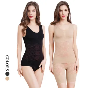 S-SHAPER Vrouwen Slanke Ver Infrarood Shapewear Corset 3 In 1 Shaper Pak Vesten En Panty Vetverbranding Gewichtsverlies Ver infrarood Bodysuit