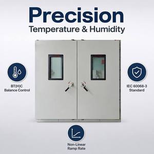 Chambre de stabilisation walk-in haute précision 1% à économie d'énergie 5100L |   Réduction de poids de 30% |   Test des fenêtres d'observation à double porte - Product Image 2
