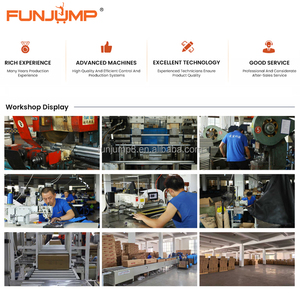 <span class=keywords><strong>Trampoline</strong></span> de loisirs d'extérieur Funjump certifié ASTM, 10 pieds, 12 pieds, 14 pieds, filet de sécurité souple, cadre en acier allié durable, respectueux de l'environnement - Product Image 3