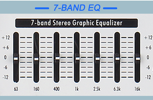Mezclador de Audio Profesional GAX-ME06 con Procesador DSP de 99 Bits, Pantalla Digital USB, Consola de 6 Canales, Reproductor MP3 y Bluetooth Integrados - Product Image 6