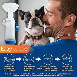 Chambre d'inhalation portable pour asthme, <span class=keywords><strong>inhalateur</strong></span> pour chats, consommables vétérinaires pour animaux - Product Image 4