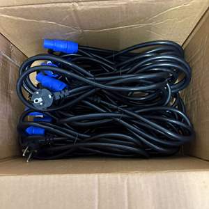 Cable de Alimentación Personalizado de 2.5m, 3*2.5mm², Negro, con Conector <span class=keywords><strong>CEE</strong></span> 7/7, Cable TRUE 1P Powercon - Product Image 5