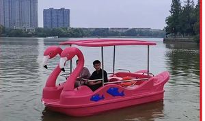 Bateau à pédales en polyéthylène Flamingo 4 personnes pour les loisirs dans <span class=keywords><strong>le</strong></span> lac - Product Image 5