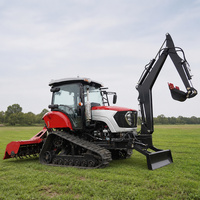 Nouveau produit, vente chaude : Mini tracteurs agricoles à chenilles, machines agricoles, cultivateur, rotoculteur