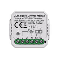 Module de commutateur intelligent Tuya Zigbee, gradateur de lumière intelligent WiFi, disjoncteur télécommandé pour la domotique