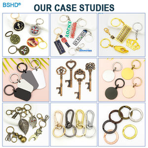 Custom DIY สังกะสีสแตนเลสสตีลเงินโลหะแหวนหมุนทริกเกอร์คลิปตะขอกุ้งก้ามกราม Claw Clasp พวงกุญแจ - Product Image 3