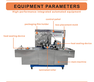 Tự động nhựa hộp carton máy bao bì nhựa cellophone máy bao bì cho xà phòng hộp đóng gói - Product Image 2
