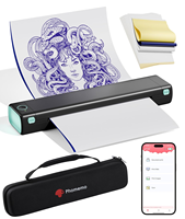 Imprimante thermique portable A4 Phomemo M08F, imprimante sans fil pour tatouages temporaires, idéale pour les petites entreprises et les arts du tatouage.
