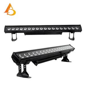 Projecteurs LED Stroboscopiques DMX à Boîtier en Aluminium 18 LED, Projecteurs Muraux Extérieurs Étanche - Product Image 1