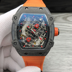 Reloj Mecánico Deportivo de Lujo para Hombre, Edición Limitada, con Malla de Fibra de Carbono, Esqueleto Tourbillon, Resistente al Agua - Product Image 5