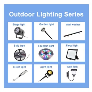 Hotake LED RGB Premium 3W IP68 imperméable à l'eau, éclairage encastrable blanc encastrable, éclairage au sol, lumière blanche LED souterraine